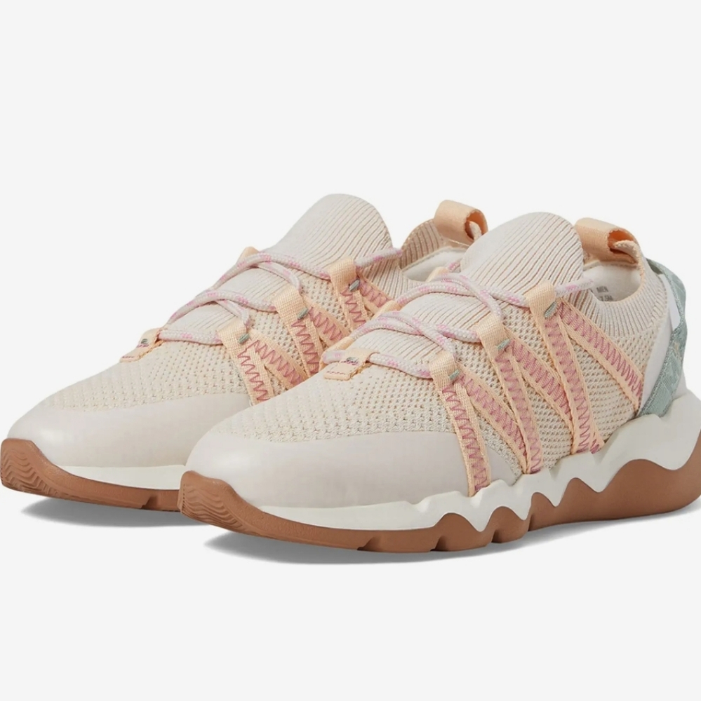 Madewell The Field Knit Sneakers in Pale Celadon Multi
